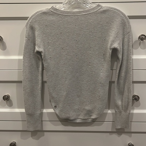 Ivivva Girls’ Gray Cotton Sweater - Picture 3 of 4